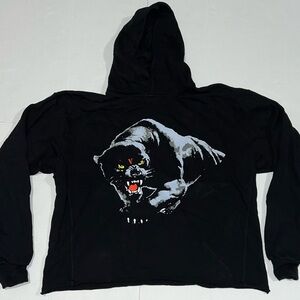 Vlone Panther Hoodie Sweater Black Medium Streetwear